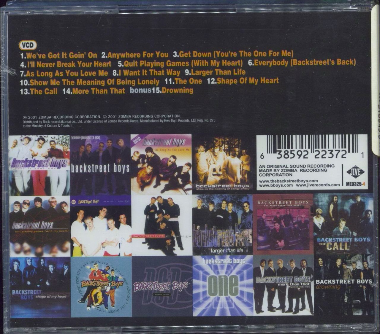 Backstreet Boys Backstreet Boys Korean 3-CD set — RareVinyl.com
