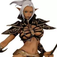 買取】リネージュ2 ダークエルフ 通販限定版 1/7スケール PVC塗装済