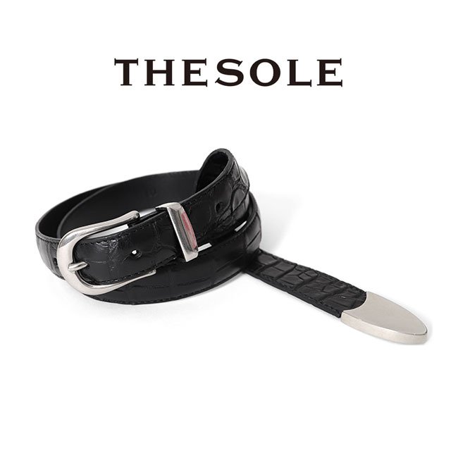 THE SOLE ザ ソール クロコダイルレザー プンターレベルト Puntale