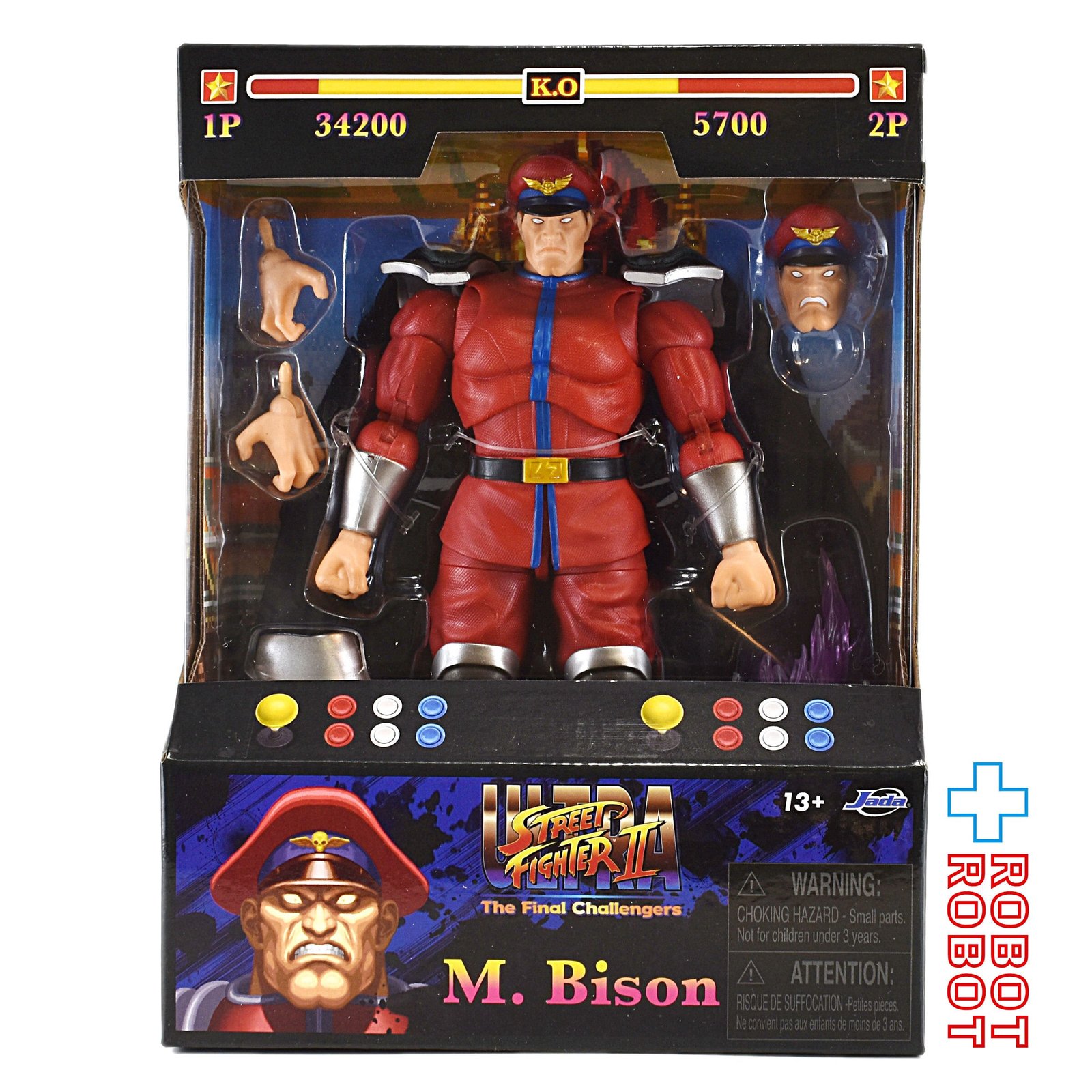 JADA TOYS ウルトラストリートファイターⅡ ベガ 6インチ アクション