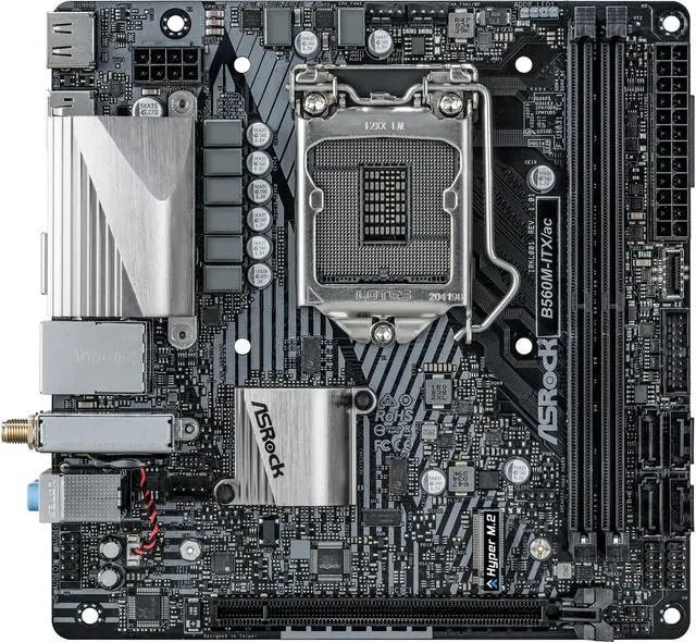 Used - Very Good: ASRock B560M-ITX/AC LGA 1200 Mini ITX Intel