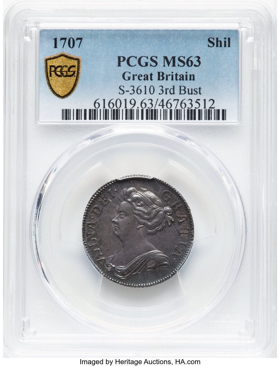 1 Shilling - Anne (3rd bust) - United Kingdom – Numista