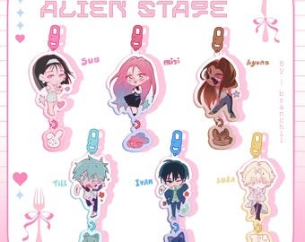 Alien Stage- Ivantill, Mizisua, Lukahyuna, Phone Charm/ Keychain