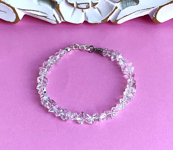 ハーキマーダイヤモンド（水晶）の高級バージョン、完全に透明な品質