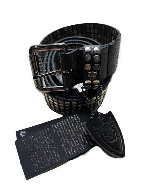 HTC ITALYエイチティーシー5000スタッズベルト black- 夜型大型