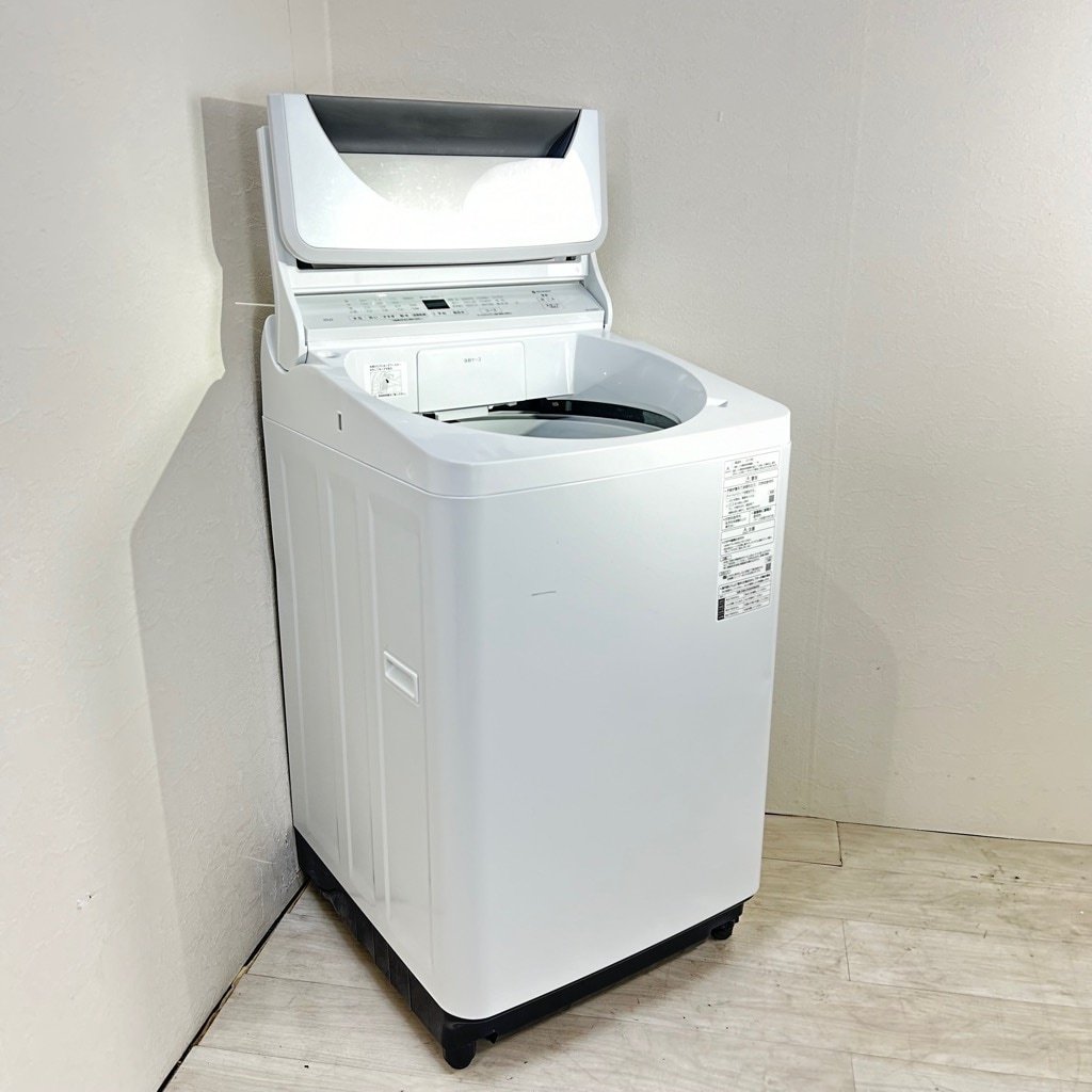10kg 全自動洗濯機 パナソニック NA-FA100H7 2019年製造 ホワイト 自動