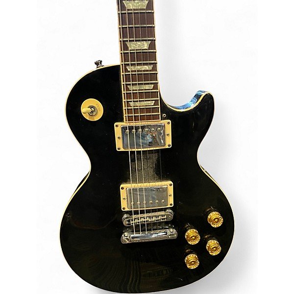Used Gibson Les Paul Standard Black Solid Body Electric Guitar