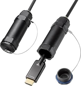 Amazon | サンワサプライ ドラム付き光ファイバHDMIケーブル（8K対応
