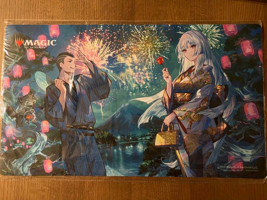 Amazon.co.jp: MTG 放浪皇の夏祭り プレイマット 藤ちょこ : おもちゃ