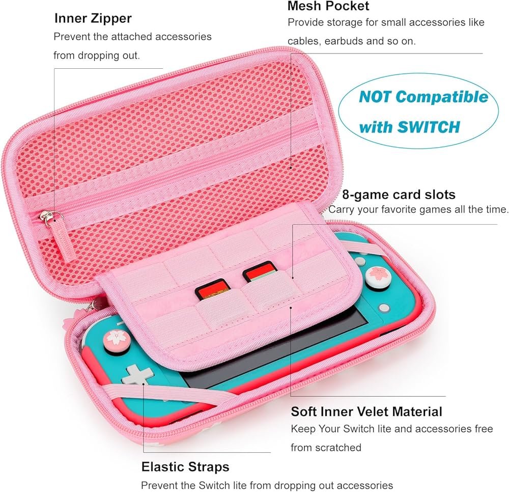 Amazon.co.jp: Tscope キュート キャリーケース Nintendo Switch Lite