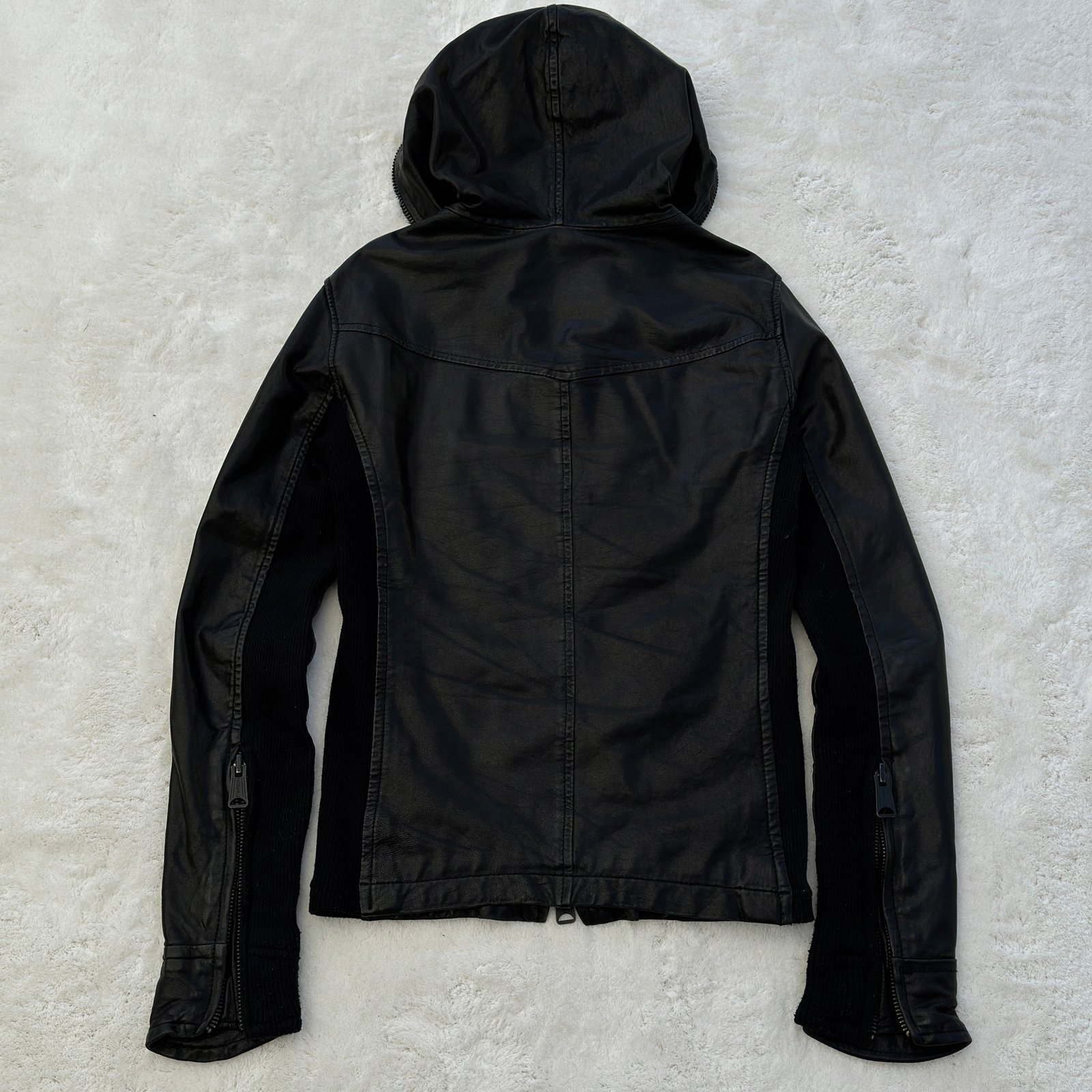 Buffalo Bobs Hooded Leather Jacket – Paroxa