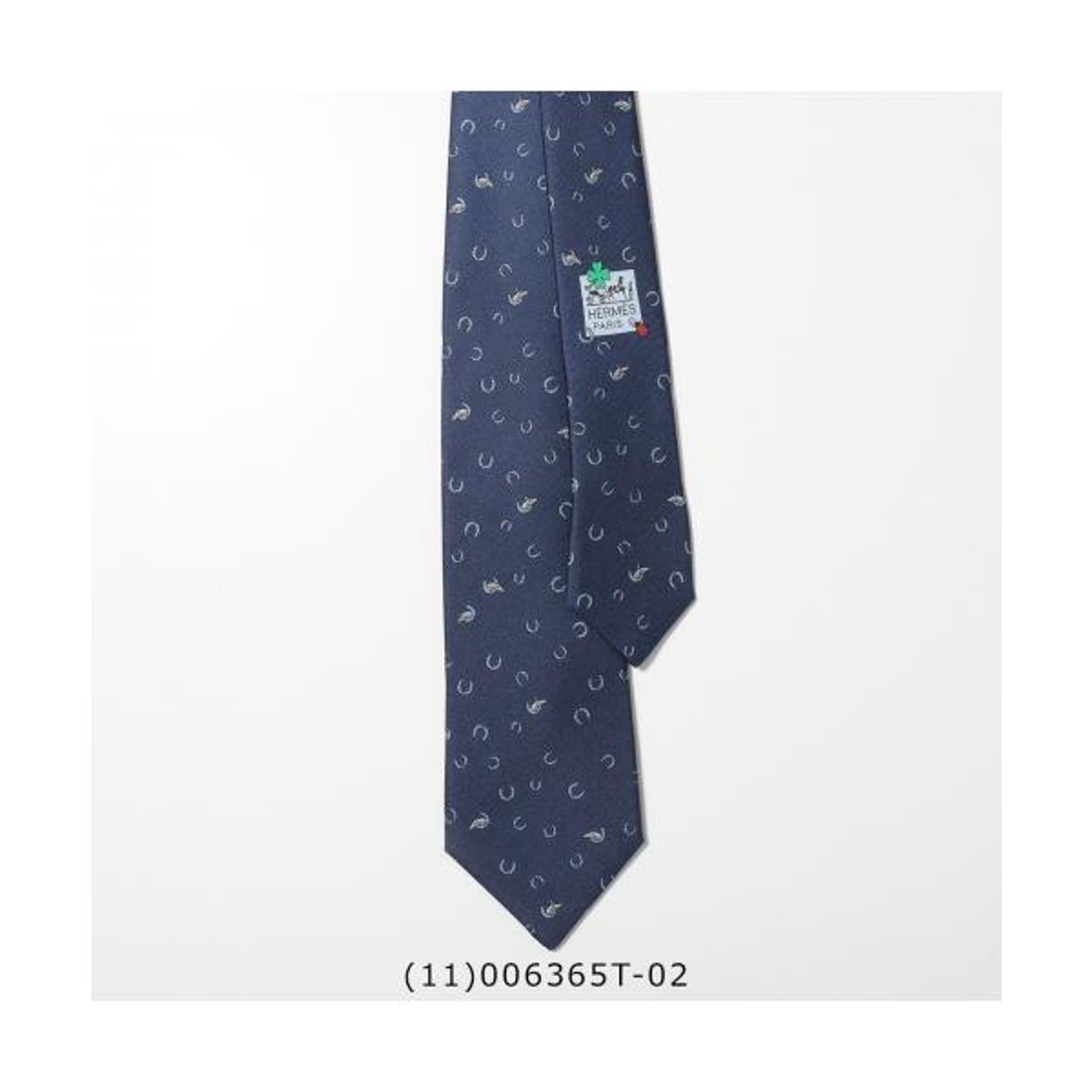 エルメス Hermes HERMES ネクタイ TIE 7cm フランス製 シルク （(4