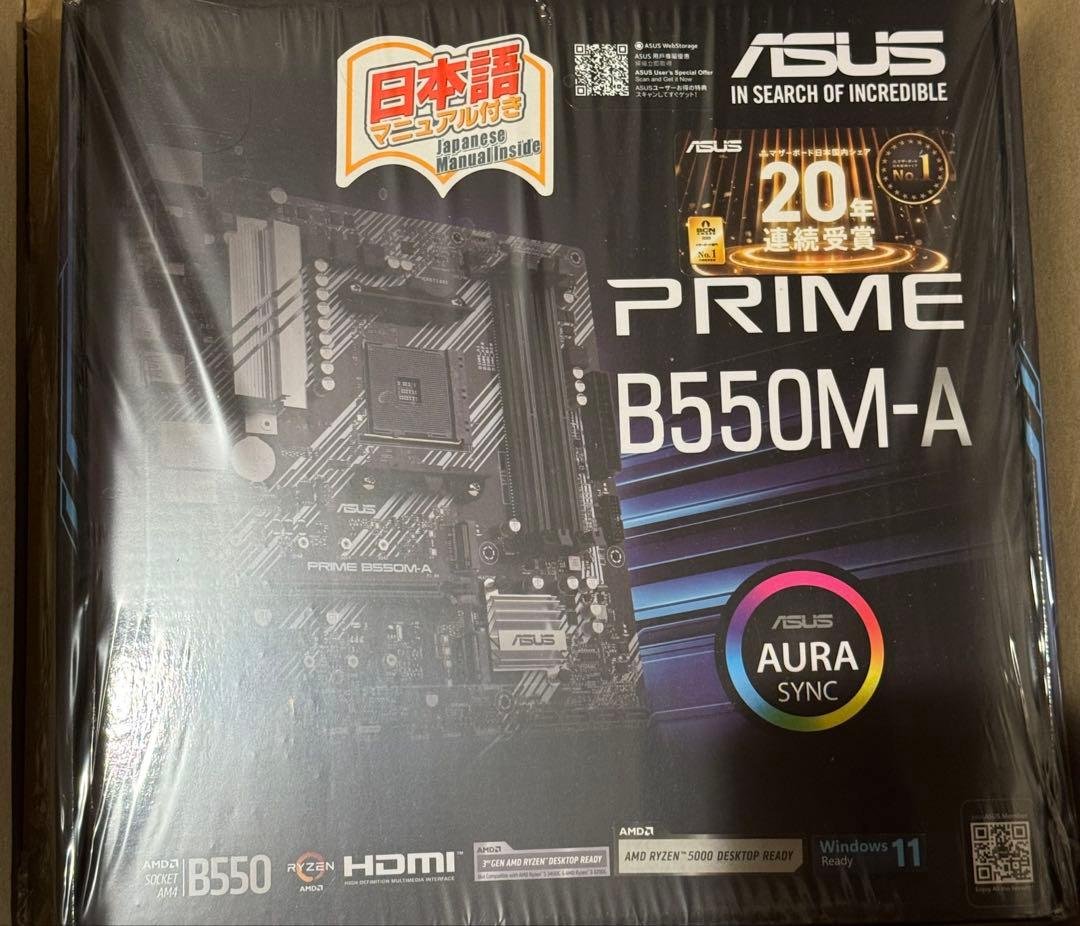 ASUS B550M-A AM4 マザーボード Amazon.co.jp: ASUS PRIME B550M-K AMD Ryzen 5000シリーズ AM4 対応