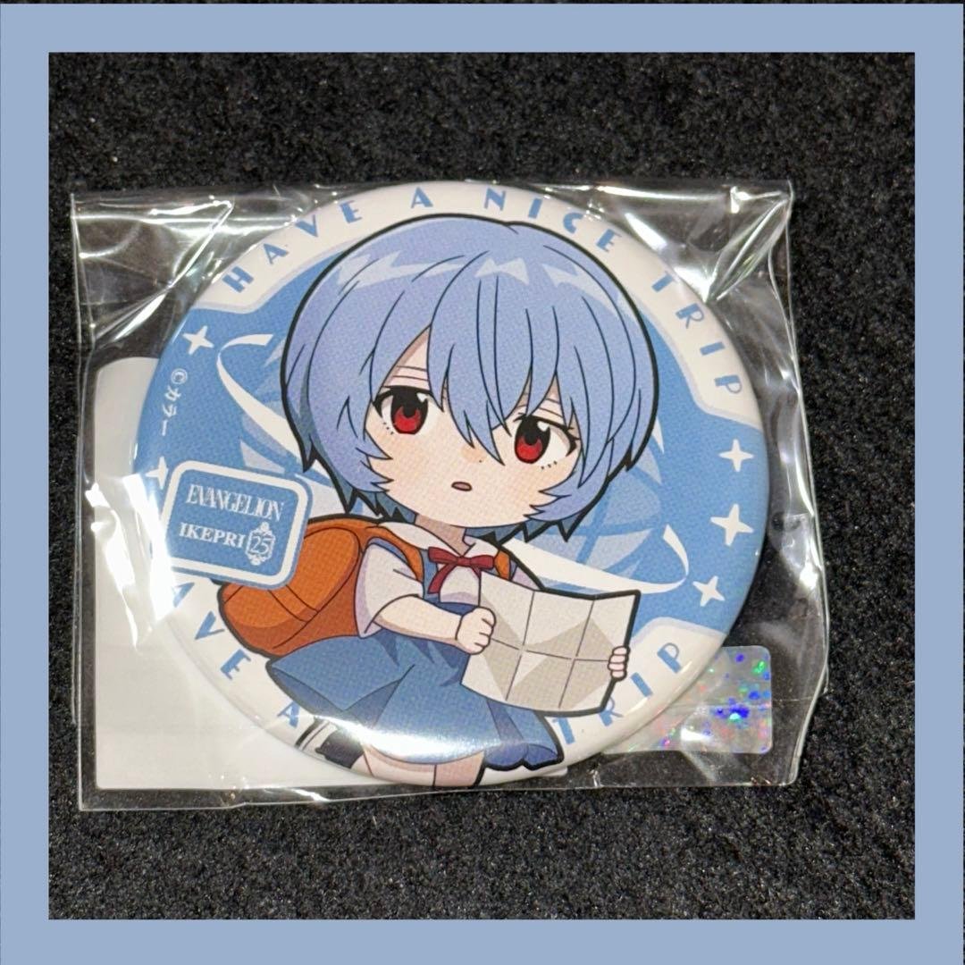 エヴァンゲリオン サンシャインシティプリンスホテル ガチャ 缶バッジ 綾波レイ エヴァンゲリオン 綾波レイ メタリック缶バッジ バッチ ストア