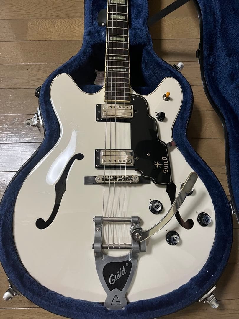 ギター Guild starfire v White Guild Starfire V Semi-Hollowbody Electric Guitar White | Guitar Center