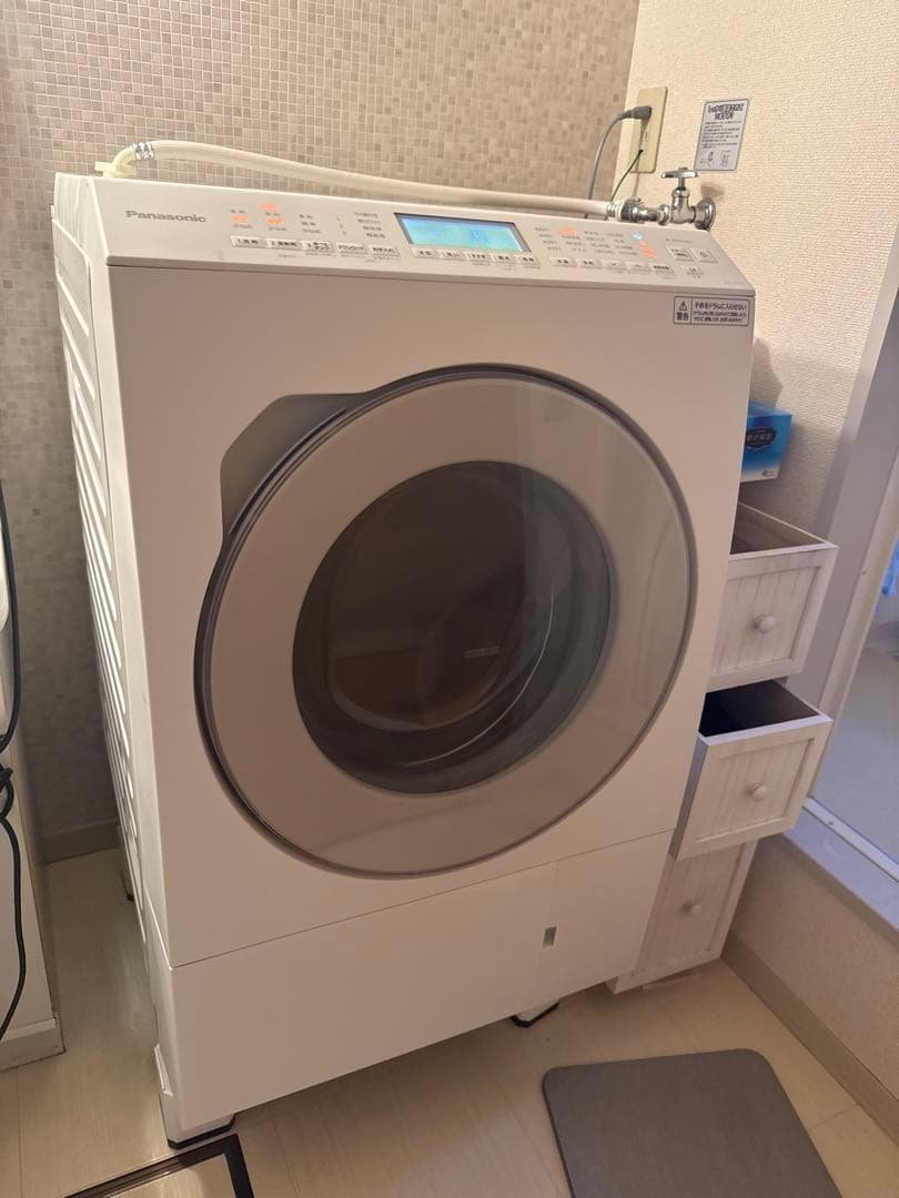 【極美品】Panasonic ドラム式洗濯機 NA-LX127D 右開き 購入 【Panasonic Factory Refresh】ななめドラム洗濯乾燥機（右開き