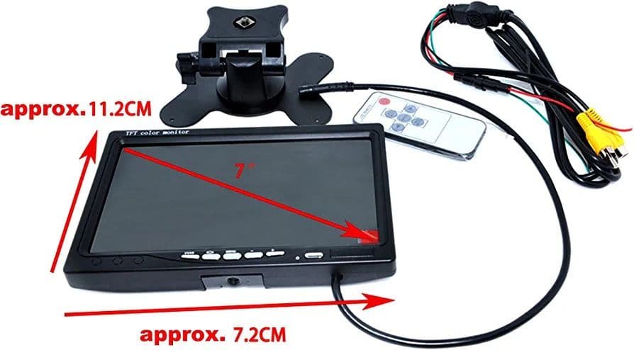 7インチモニター+ バックカメラ12V/24V兼用 バックカメラセット+一 楽天市場】【技適マーク付き】ワイヤレス バックカメラ 7インチ