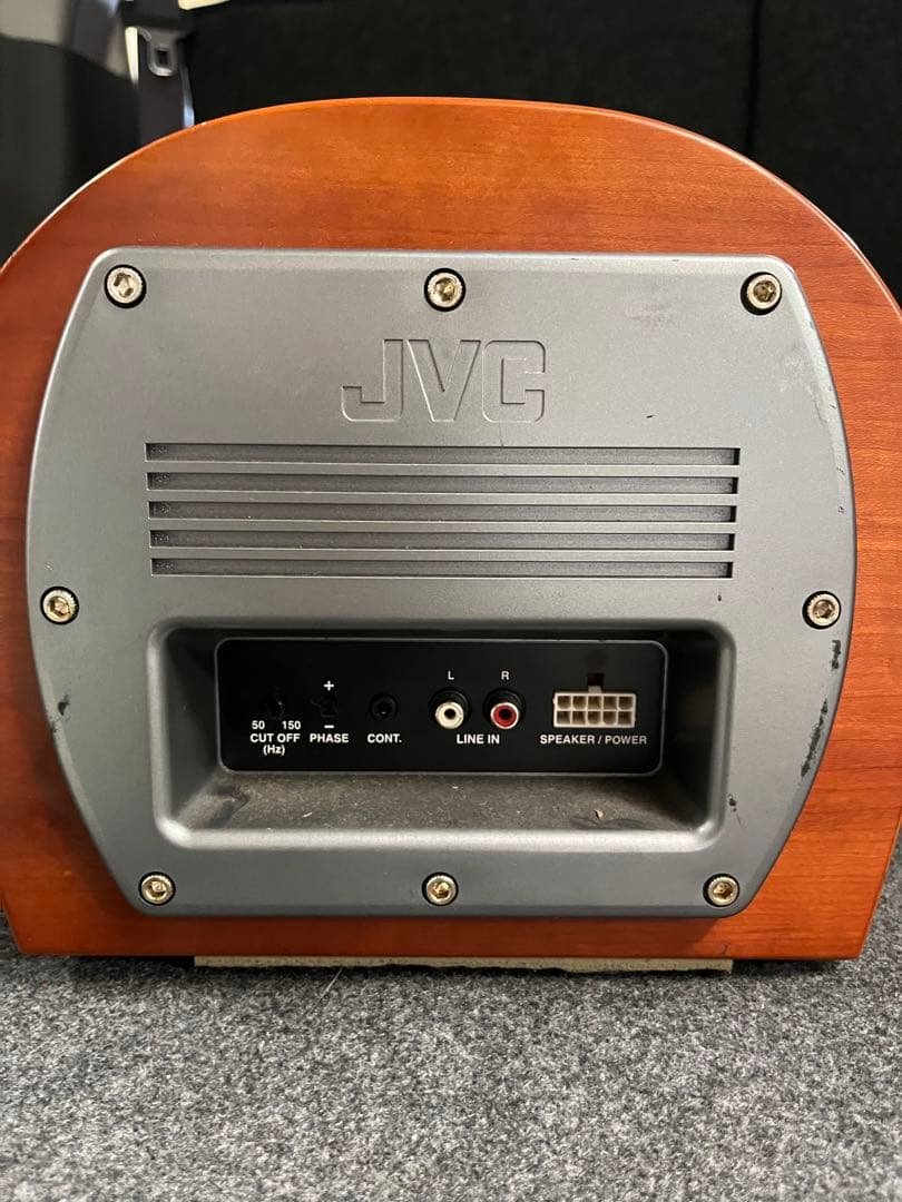 JVC サブウーファー 木製 円筒形　中古