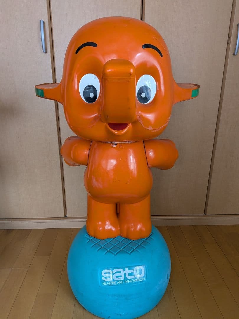 Sato サトちゃん キャラクター人形 約90cm 店頭用ディスプレイ サトちゃん人形 店頭用非売品が入荷！高知市リサイクルショップ お宝