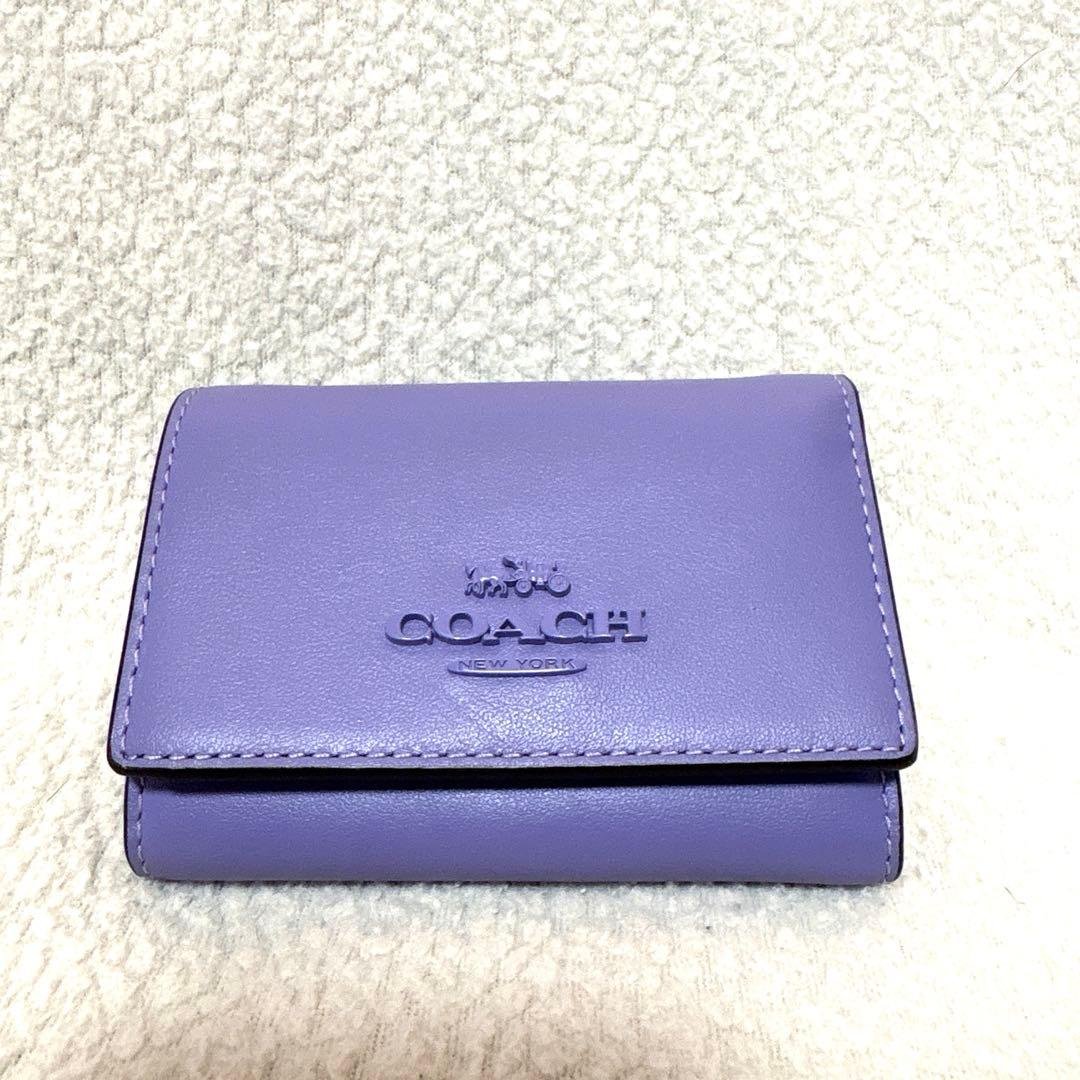 新品　COACH　折り財布　マイクロウォレット 国内発送 COACH コーチ マイクロ ウォレット 財布 三つ折財布 (Coach